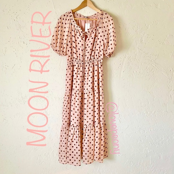 moon river polka dot dress